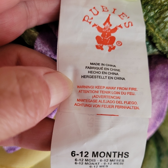 Rubies Infant Dragon Costume size 6-12 Months - Picture 3 of 4